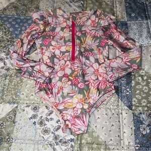 Wonder Nation Toddler Girls Size 2T One Piece Swimsuit